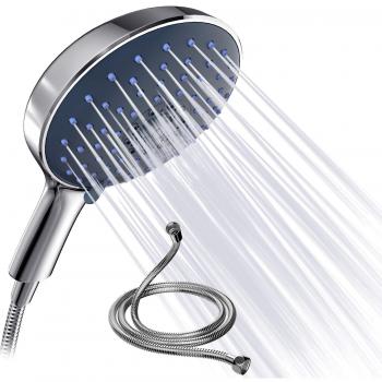 FYLINA 15cm Shower Head with 150cm Hose