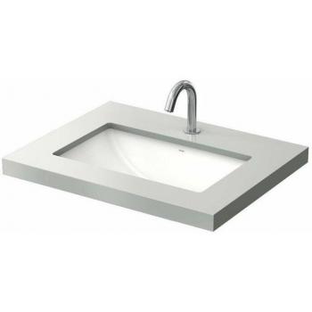 Lavabo Rebordador Wu Toto sin Montaje de Grifo