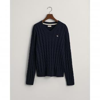 Gant 9/10años Jersey Marino Cuello Pico 8
