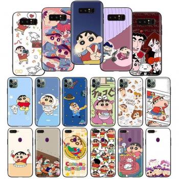 Custodia in silicone W-11 Crayon Shin Chan per Samsung A04s A05s A10s A11 A12 A14 A15 A22 A23 A32 A50S M31 M51 M52 M53 A25 A30S A51 A52 A55 A70 A71 A72 S10 S9 Samsung A54 5G blu