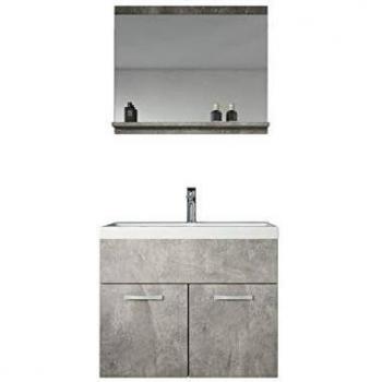 Mobile da bagno Montreal 02 60cm Grigio Cemento
