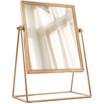 Desktop Gold Makeup Mirror