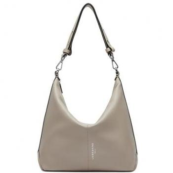 LIEBESKIND BERLIN Lederhandtasche mit Label-Print Modell 'Paris', Größe 1
