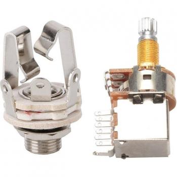 1Stck 6,5 mm Klinkenstecker & 1Stck A500K Potentiometer mit Druckfunktion
