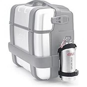 GIVI E162 Kit di supporto in acciaio inox con borraccia