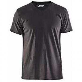 Blaklader V-hals T-shirt Blauw 4XL