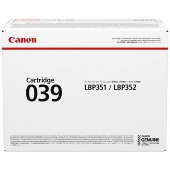 Cartucho de tóner Canon CRG 039 negro 11.000 páginas