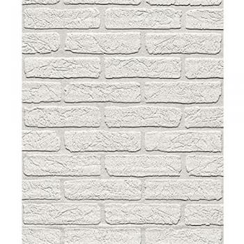 Papier peint intissé blanc uni Rasch