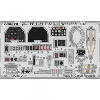 Eduard Weekend P-51D-20 Modellino