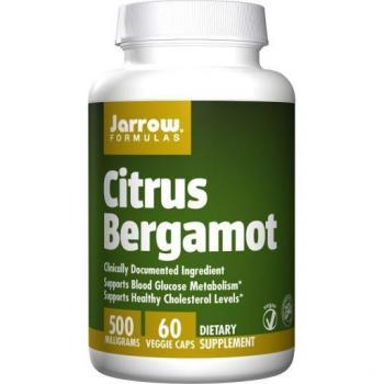 Suplemento Bergamota Cítrica 500mg – 60 Cápsulas Veganas