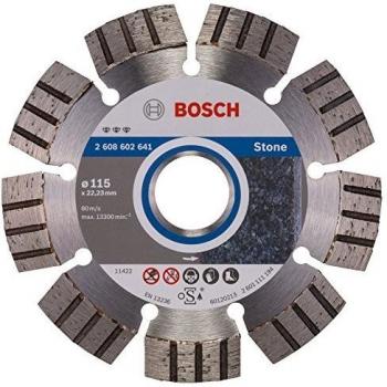 Disque à tronçonner diamanté Ø115 mm, alésage 22,23 mm Best for Stone