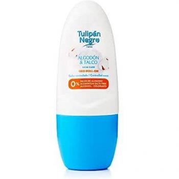 Déodorant Roll‑On – Tulipan Noir – Coton & Talc – 50 ml – Longue Tenue – Mixte