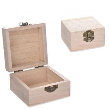 Scatole Baule in Legno per Decoupage