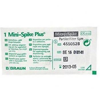 Mini-Spike Filter Entnahme