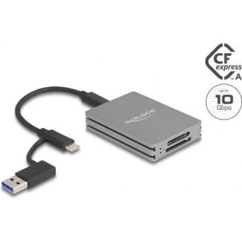 Delock USB-C SD/CFexpress Typ A Kartenlesegerät 91013