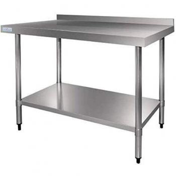 Vogue GJ508 Stainless Steel Table with Upstand 1500mm