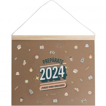 Calendario pared Mr. Wonderful 2024 cas Prepárate