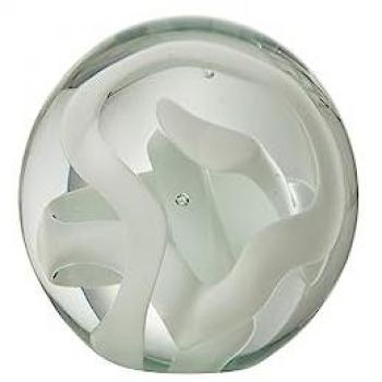 Guirlande de Presse en Verre – 10 cm Blanc