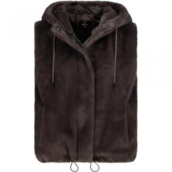 MONARI Damen Gilet Felloptik Braun Größe 40