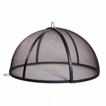 Pare-étincelle en maille pour braséro, acier naturel, 79 cm – Cookking 111317
