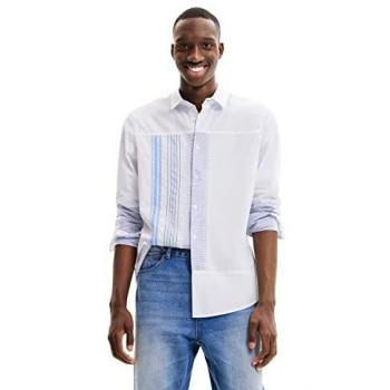 Camicia Bernard Desigual Blu Righe