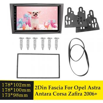 Kit de montage autoradio 2 Din pour Opel Vectra Astra Zafira 2006+