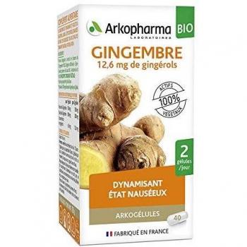 ARKOPHARMA GINGEMBRE BIO 40 GELULES DYNAMISANT ARKOGELULES