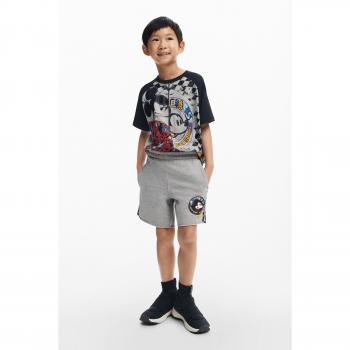 Desigual Pantaloni Mickey Mouse – Grigio Fumé