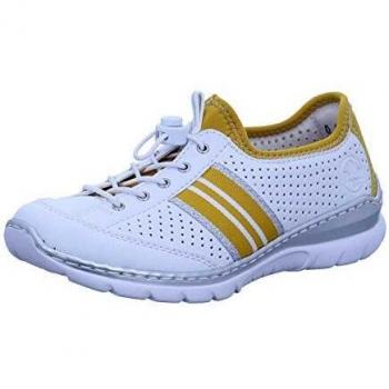 Rieker Women's Spring/Summer L32R0 Low-Top Sneakers, White