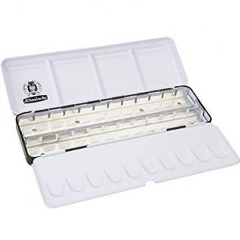 Schmincke 12 Full Pans Metal Palette