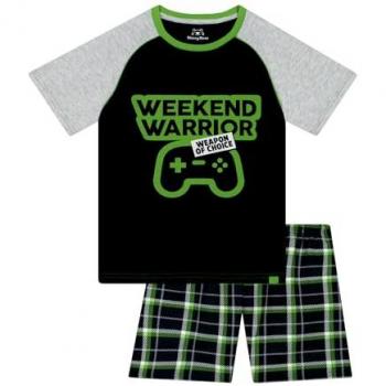 Harry Bear’s Green Gaming Pyjama Pack for Kids 8-9