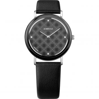 Jowissa AnWy J6.226.L Elegant Damklocka med Läderarmband