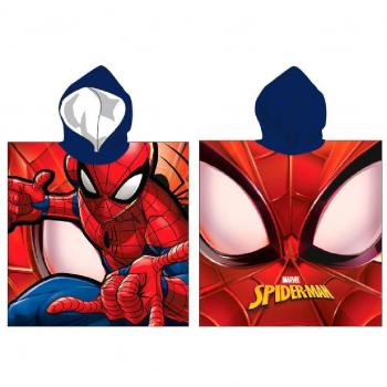 Poncho microfibre Spiderman 55x110 cm