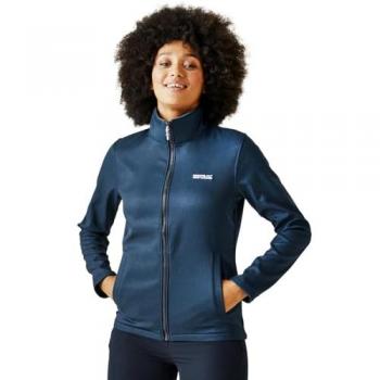 Regatta Women's Connie V Softshell Walking Jacket, Navy Marl, Size 18