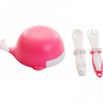 Set de vajilla para niños con diseño de ballena