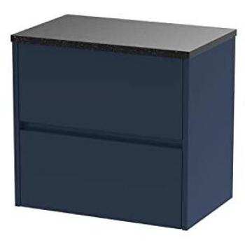 Havana Wall Hung Vanity Unit with Sparkling Black Worktop
