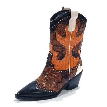 Botines Lil Rosario 9772-M50 de Noa Harmon para mujer, color multi marrón