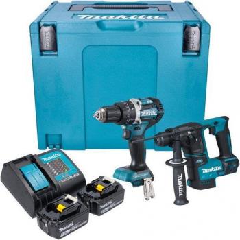 Makita DLX 2278 SGJ Kit: Trapano Percussivo & Avvitatore