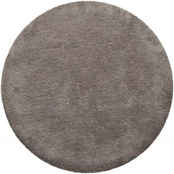 Tapis de bain doux marron 90 cm