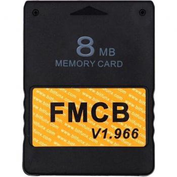 RGEEK Classic Black v1.966 FMCB Free McBoot 64MB Memory Card for PS2