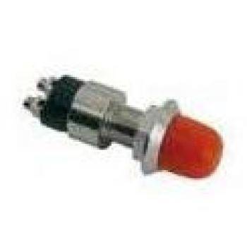 Silver / Red 30A Water‑Resistant Pushbutton for All Genders