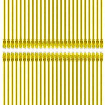 Cable UTP Cat5e 50Pz 0,3 m RJ45 Amarillo