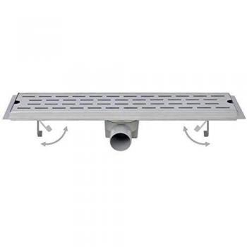 Sifone Lineare per Doccia 2 pezzi 930x140 mm Acciaio Inossidabile