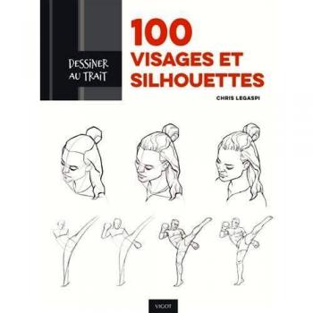 100 visages et silhouettes au trait