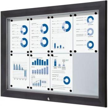 Vitrine d'affichage Premium verrouillable 8x A4