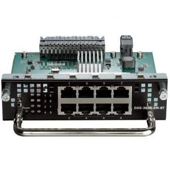 Módulo de expansión D-Link DXS-3600-EM-8T de 8 puertos Gigabit