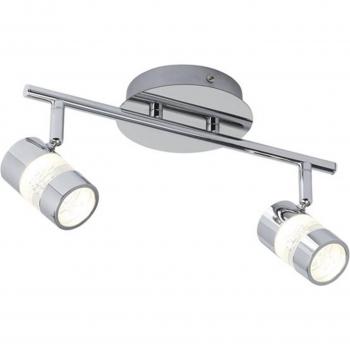 Searchlight Bubbles LED ceiling spotlight, IP44, two-bulb