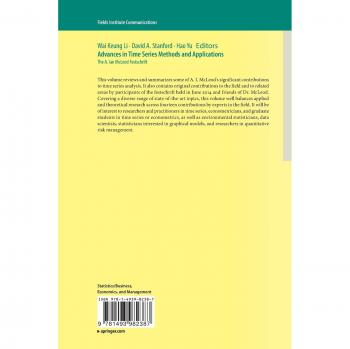 Advances in Time Series Methods and Applications
