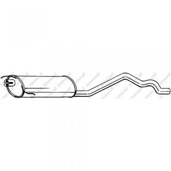 Silenciador intermedio BOSAL 283-495 compatible