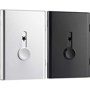 Kit de Porte-Cartes et Clé USB en Acier